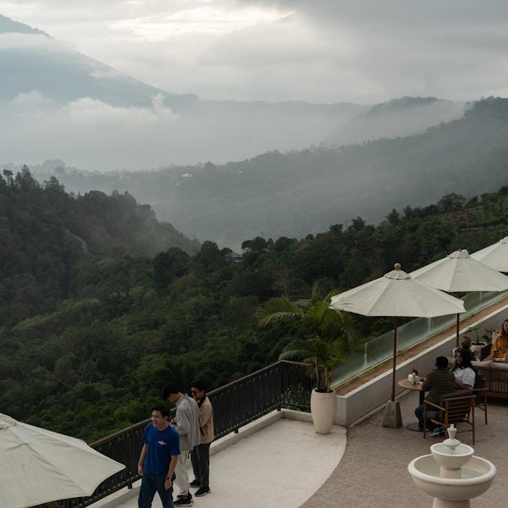 Kids playground area in France